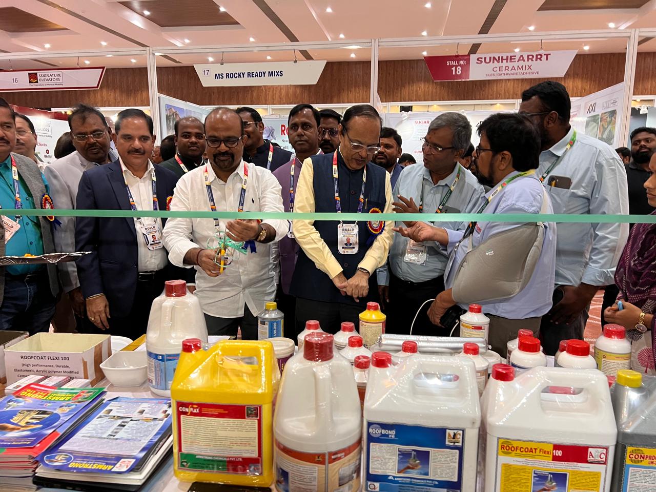 Ribbon cutting at Warangal Build Expo 2026